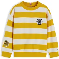 Tommy Hilfiger Sweatshirt amarelo claro / branco