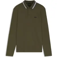 HUGO BOSS Polo De Manga Comprida Plisy 10266738 Green