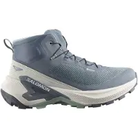 Salomon - Calçado caminhada mulher - Genesis Mid GTX W Grisaille/Green Milieu para Mulher - Tamanho 40 2/3 - Cinzento