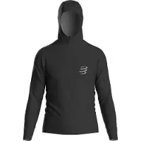 Compressport - Vestuário trail corrida - Hurricane Waterproof Jacket M Black para Homem - Tamanho L - Preto