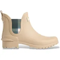 Barbour para mulher. LRF0066 Botas Wilton Chelsea Welly bege (38), Plano, Nenhum, Casual, Ao ar livre