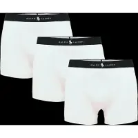Ralph Lauren para homem. 714965507013 Conjunto de 3 boxers clássicos de mistura de algodão branco (XL), Homewear