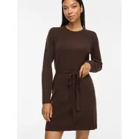 Vila Vestido Curto De Manga Comprida Liga