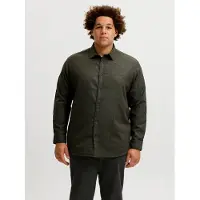 Jack & Jones Camisa De Manga Comprida Field Melange Plus Size