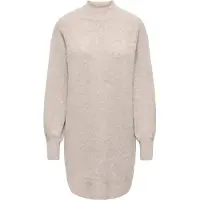 ONLY Vestido de malha 'Olivia' bege mosqueado
