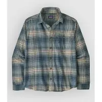 Patagonia - Camisas - M's L/S LW Fjord Flannel Shirt Melting Ombre Summit Blue para Homem - Tamanho M - Azul