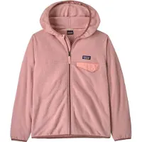 Patagonia - Marcas - K's Micro D Snap-T Jkt Fuzzy Mauve para criança - Tamanho criança S - Violeta