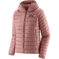 Patagonia - Casacos acolchoados ski mulher - W's Down Sweater Hoody Moonrise Taupe para Mulher - Nylon - Tamanho S - Violeta