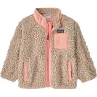 Patagonia - Para menores de 6 anos - Baby Retro-X Jkt Natural w/Sunlit Pink para criança - Tamanho criança 5 anos - Rosa