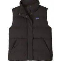 Patagonia - Casacos mulher - W's Sisar Down Vest Black para Mulher - Nylon - Tamanho XS - Preto