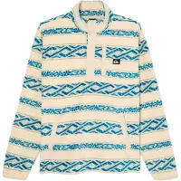 Quiksilver - Marcas - No Destination Fleece Quik Life Stripe Peyote para Homem - Tamanho S