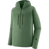 Patagonia - Polares - M's R1 Ultralight Hoody Canopy Green para Homem - Tamanho S - Verde