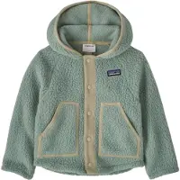 Patagonia - Para menores de 6 anos - Baby Retro Pile Jkt Cover Green para criança - Tamanho criança 2 anos - Verde