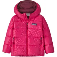 Patagonia - Polares/casacos acolchoados criança - Baby Hi-Loft Down Sweater Hoody Punchy Pink para criança - Tamanho criança 3 anos - Rosa