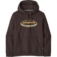 Patagonia - Sweats - M's '95 Oval Logo Uprisal Hoody Den Brown Heliotropic para Homem - Tamanho L - Castanho