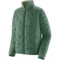 Patagonia - Casacos acolchoados ski - M's Micro Puff Jkt Canopy Green para Homem - Nylon - Tamanho L - Verde