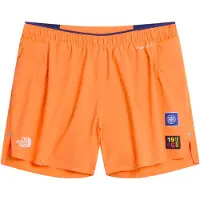 The North Face - Vestuário trail corrida - M Summit Pacesetter Short Graphic Papaya para Homem - Tamanho L - Laranja