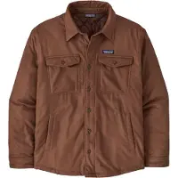 Patagonia - Casacos - M's LW Insulated Fjord Flannel Shirt Berm Brown para Homem - Tamanho XL - Castanho