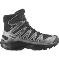 Salomon - Calçado caminhada criança - XA Pro Winter WP J Black/Castlerock para criança - Tamanho criança 37 - Cinzento