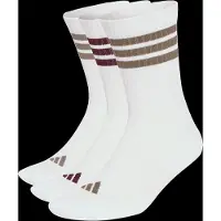 Adidas Meias Crew 3 Stripes Cushioned Sportswear 3 Pares