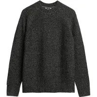 Superdry Pullover mosqueado preto