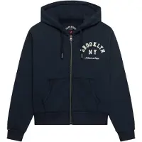 Superdry Moletom Com Fecho Athletic Essentials Relaxed Crop