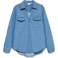 Vero Moda Blusa 'VMBumpy' azul ganga