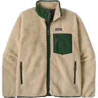 Patagonia - Casacos - M's Classic Retro-X Jkt Dark Natural w/Treeline Green para Homem - Tamanho M