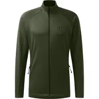 Haglöfs - Vestuário caminhada - Korp Mid Jacket M Seaweed Green para Homem - Tamanho XL - Verde
