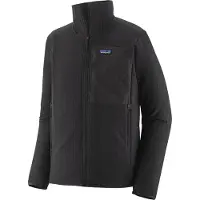 Patagonia - Vestuário caminhada - M's R2 TechFace Jkt Black para Homem - Tamanho L - Preto