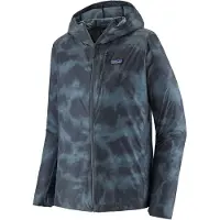 Patagonia - Vestuário caminhada - M's Houdini Jkt Sastrugi Summit Blue para Homem - Nylon - Tamanho M - Branco