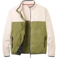 Passenger - Marcas - Set Off Full Zip Polar Fleece Oatmeal Khaki para Homem - Tamanho XL