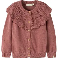 Lil´ Atelier Casaco de malha 'NMFNODA' rosa escurecido