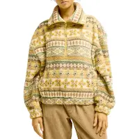 Billabong - Barra Half Zip Sea Fog para Mulher - Tamanho S - Castanho