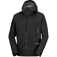 Salomon - Vestuário caminhada - Outquest 2.5L Jkt M Deep Black para Homem - Tamanho XL - Preto