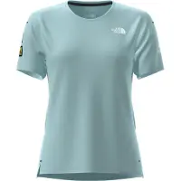 The North Face - Vestuário trail corrida mulher - W Summit High Trail SS Graphic Canal Blue para Mulher - Tamanho L - Azul