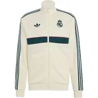 Adidas Casaco de treino em moletão 'Real Madrid Originals' azul / branco