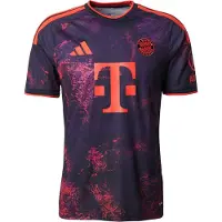 Adidas Camisola de futebol 'FCB 3' antracite / roxo escuro / vermelho-alaranjado