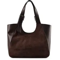 Furla para mulher. WB02012-BX4018 Bolsa Dora M Tote castanho (OSFA), Marrom, Casual, Clássico, Pele