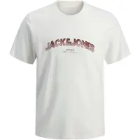 Jack & Jones Camisa 'JJAVERY' vermelho escuro / branco