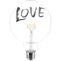Creative Cables Lâmpada Led Globo Tattoo Love G125 4.5w 470lm E27 2700k Dim