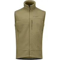 Norrøna - Vestuário caminhada - Trollveggen Warm3 Vest M Deep Lichen Green para Homem - Tamanho S - Caqui