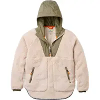 Passenger - Marcas - Beaumont Sherpa Hooded Fleece W Vintage White para Mulher - Tamanho XS - Caqui
