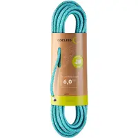 Edelrid - Cordas escalada - Rap Line Protect Eco Dry 6,0Mm II Icemint para Unissexo - Tamanho 70 m - Azul