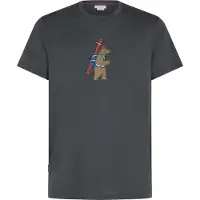 Icebreaker - Vestuário caminhada - M 150 Tech Lite SS Tee Bear Tour Obsidian para Homem - Tamanho L - Cinzento