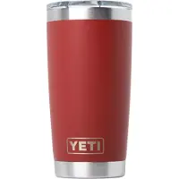 Yeti Rambler Tumbler Cup 20oz Mag Slider Lid, Stag Red, copo térmico com tampa, 591 ml
