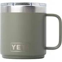 Yeti Rambler Stackable Mug 2.0 10oz Mag Slider Lid, Pampa Green, caneca empilhável com tampa, 295 ml