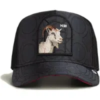 GOORIN BROS. Boné 'Gorra goorin negra cabra religious hymn trucker cap 3' preto