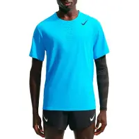 Nike Running - Vestuário trail corrida - M Dri-Fit ADV Aeroswift SS Top Lt Current Blue Black para Homem - Tamanho S - Azul