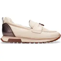 Hispanitas para mulher. PHI265164 Tênis de Couro Oregon beige (41), Bege, 1 a 3cm, Nenhum, Casual